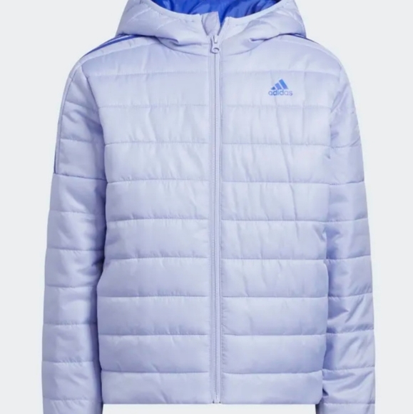 NWT Adidas Girls Classic Puffer Jacket Size L (14)